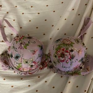 VS flower purple bra